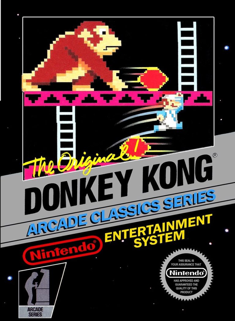 Donkey Kong front box art