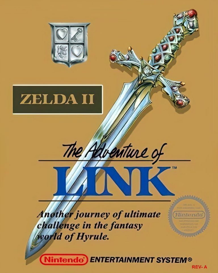 Zelda II cover art