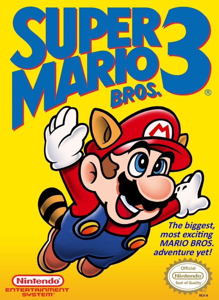 Super Mario Bros. 3 NES box art